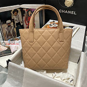 Chanel Vivian Vintage Tote Bag Beige AS3045 23x24x9cm - 3