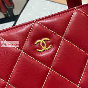 Chanel Vivian Vintage Tote Bag Red AS3045 23x24x9cm - 4