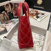 Chanel Vivian Vintage Tote Bag Red AS3045 23x24x9cm - 2