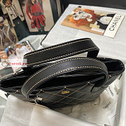 Chanel Vivian Vintage Tote Bag Black AS3045 23x24x9cm - 5