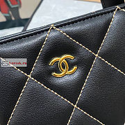 Chanel Vivian Vintage Tote Bag Black AS3045 23x24x9cm - 2