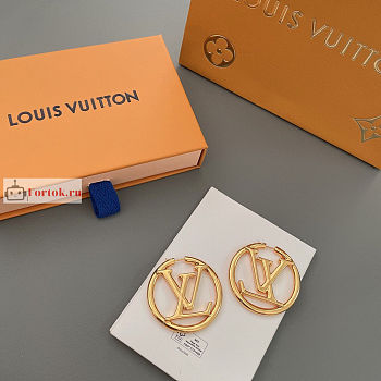 Louis Vuitton Louise Hoop Earrings M64288