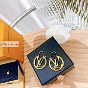 Louis Vuitton Louise Hoop PM Earrings M00396 - 3