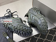 Balenciaga Defender Sneaker In Dark Green  - 3