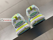 Balenciaga Track Sneaker In White/Neon Yellow/Light Blue  - 2