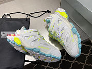 Balenciaga Track Sneaker In White/Neon Yellow/Light Blue  - 6