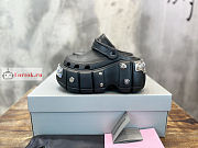 Balenciaga Hard Crocs Sandals Black - 2