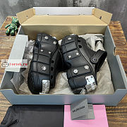Balenciaga Hard Crocs Sandals Black - 6