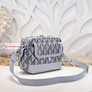 Dior Hit The Road Messenger Bag Gray 1ESME 26x21x8cm - 5