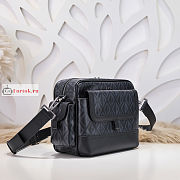 Dior Hit The Road Messenger Bag Black 1ESME 26x21x8cm - 4
