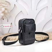 Dior Hit The Road Vertical Pouch Black 11x19x5cm - 3