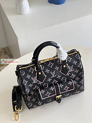 Louis Vuitton Speedy Bandouliere 25 Black M20852 19x25x15cm - 6