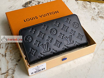 Louis Vuitton Padded Zippy Wallet Black M81510 19.5x10.5x2.5cm