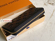 Louis Vuitton Padded Zippy Wallet Black M81510 19.5x10.5x2.5cm - 2