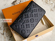 Louis Vuitton Padded Zippy Wallet Black M81510 19.5x10.5x2.5cm - 3