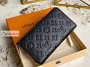 Louis Vuitton Padded Zippy Wallet Black M81510 19.5x10.5x2.5cm - 5