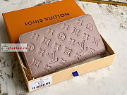 Louis Vuitton Padded Zippy Wallet Taupe M81511 19.5x10.5x2.5cm - 1