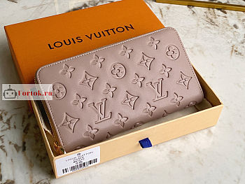 Louis Vuitton Padded Zippy Wallet Taupe M81511 19.5x10.5x2.5cm