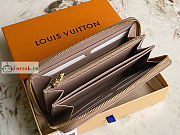 Louis Vuitton Padded Zippy Wallet Taupe M81511 19.5x10.5x2.5cm - 4