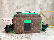 Louis Vuitton S Lock Messenger Brown/Green M46246 22x18x8cm - 1