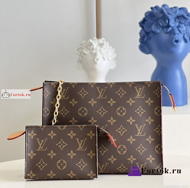 Louis Vuitton Toiletry Pouch On Chain M81412 25x20x5.5cm - 1