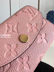 Louis Vuitton Rosalie Coin Purse Rose Pink M81520 11x8cm - 4