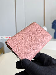 Louis Vuitton Rosalie Coin Purse Rose Pink M81520 11x8cm - 2