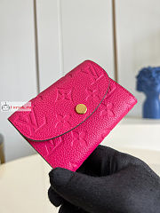 Louis Vuitton Rosalie Coin Purse Pink M81521 11x8cm - 1