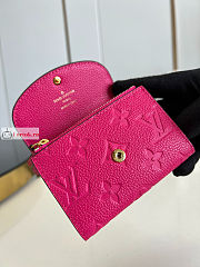 Louis Vuitton Rosalie Coin Purse Pink M81521 11x8cm - 5
