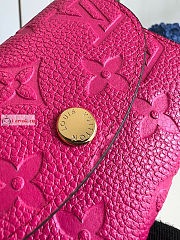 Louis Vuitton Rosalie Coin Purse Pink M81521 11x8cm - 3