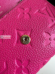 Louis Vuitton Rosalie Coin Purse Pink M81521 11x8cm - 2
