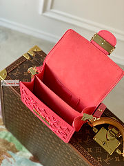 Louis Vuitton Mini Dauphine Bag Rose Pink M20747 20x15x9cm - 2