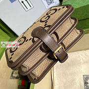 Gucci Jumbo GG Canvas Shoulder Bag 699438 20x17x8cm - 6