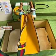 Gucci Small Diana Tote Bag Yellow 702721 27x24x11cm - 6