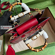 Gucci Small Diana Tote Bag Red 702721 27x24x11cm - 3