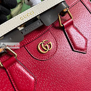 Gucci Small Diana Tote Bag Red 702721 27x24x11cm - 2