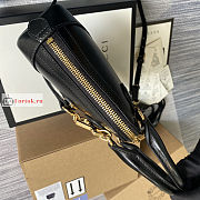 Gucci Mini Horsebit 1955 Top Handle Bag Black 640716 20x19x7.5cm - 5