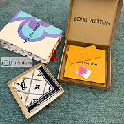 Louis Vuitton Croisillon Square 90 Cream M77455  - 1
