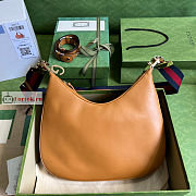 Gucci Large Attache Shoulder Bag Dark Orange 702823 35x32x6cm - 1