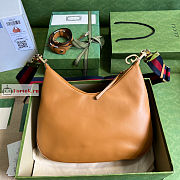 Gucci Large Attache Shoulder Bag Dark Orange 702823 35x32x6cm - 3