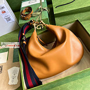Gucci Large Attache Shoulder Bag Dark Orange 702823 35x32x6cm - 2