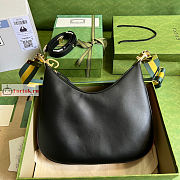 Gucci Large Attache Shoulder Bag Black 702823 35x32x6cm - 1