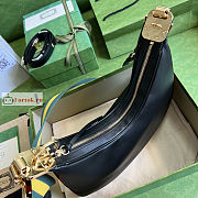 Gucci Large Attache Shoulder Bag Black 702823 35x32x6cm - 3