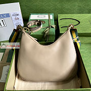 Gucci Large Attache Shoulder Bag Oatmeal 702823 35x32x6cm - 1
