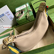 Gucci Large Attache Shoulder Bag Oatmeal 702823 35x32x6cm - 6
