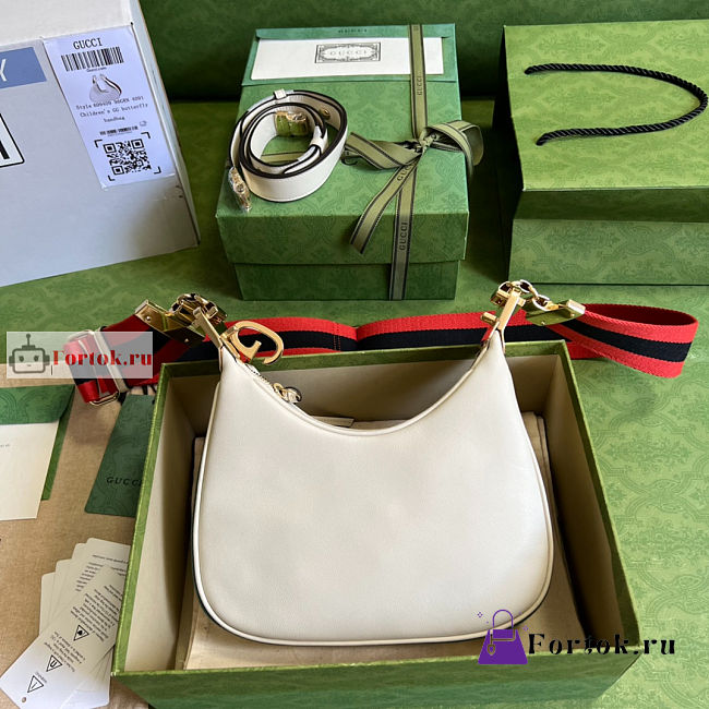 Gucci Small Attache Shoulder Bag White 699409 23x22x5cm - 1