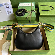 Gucci Small Attache Shoulder Bag Black 699409 23x22x5cm - 1