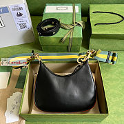 Gucci Small Attache Shoulder Bag Black 699409 23x22x5cm - 6