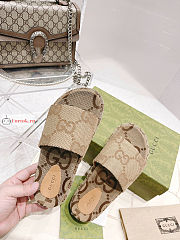 Gucci Women's Platform Slide Sandal Beige 623212 - 4