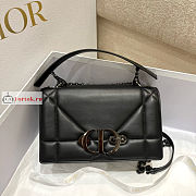 Dior 30 Montaigne Chain bag With Handle Maxicannage Black M9215 25x8x15cm - 1